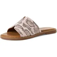 Tamaris Pantoletter beige / grå / sort / hvid