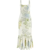 GUESS Coctailkjole 'RORY' beige / lyseblå / lysegrå / pastelgrøn
