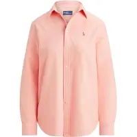 Ralph Lauren Polo Ralph Laurentil kvinder. 211970736500 Ikonisk koralrosa skjorte (S), Casual, Pink, Bomuld, Klassisk, Lange ærmer, Koralfarvet