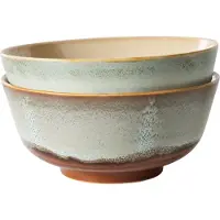 HK Living 70's ramenskål Ø19 cm 2 dele Verge