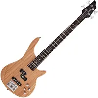 Gear4Music 3/4 Chicago Bass Guitar by Natural