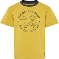 Didriksons Mynta, t-shirt, junior, gul