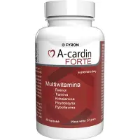 InterGuard AG A-cardin Forte - 60 kapsler - Schweizisk formel - Omfattende kompleks med 22 vitaminer & mineraler - Vegansk