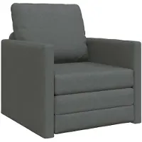 vidaXL 2-I-1 Sovesofa 112x174x55 Cm Stof - Mørkegrå