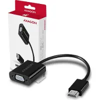 Axagon - Videoadapter - HDMI han til HD-15 (VGA) hun - 17 cm - 1920 x 1200 (WUXGA) support, aktiv omformer