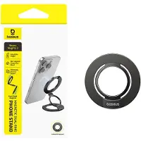Baseus MagPro 3 magnetisk ringholder - kompatibel med MagSafe - sort