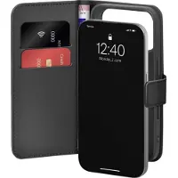 Puro iPhone 17 Pro Max Pungetui med 2 kortpladser - Sort