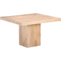 vidaXL spisebord 120x120x77 cm massivt mangotræ