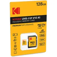 Kodak Msd 128gb Uhs-i U1 V10 A1 Premium Hukommelseskort