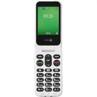 Doro Leva E22, klaptelefon med store taster, 4G, sort-hvid
