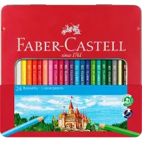 Faber-Castell Colour pencils hexagonal tin 24x window
