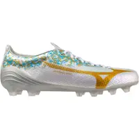 Mizuno Alpha III Made in Japan FG João Félix - Hvid/Guld LIMITED EDITION - Græs (FG), størrelse 44