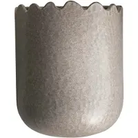 DBKD Flowery vægkrukke 19 cm Beige
