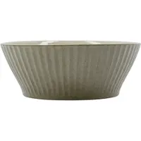 House Doctor Pleat skål Ø19 cm Grå-brun