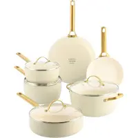 Greenpan Green Pan Žalias Pan Padova Reserve 6 pcs Puodas & Pan Set Cremeas Baltas