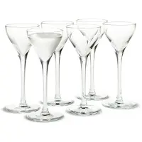 Holmegaard Cabernet snapseglas 4,5 cl 6-pak Klar