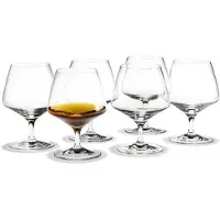 Holmegaard Perfection cognacglas 36 cl 6-pak Klar
