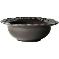 PotteryJo Tulipa dyb tallerken small Ø17 cm 2-pak Almost black