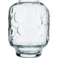 Marimekko Unikko glasvase Clear, 18 cm