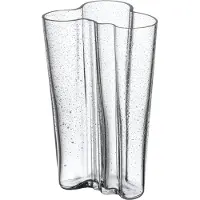 Iittala Alvar Aalto vase 200 mm Bobleglas gennemsigtig, jubilæumsudgave