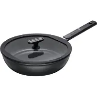 Fiskars Hard Face - Saute-pande med dække - 28 cm - 3.5 L - ikke-klæbende