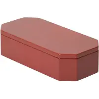 Ferm Living Nova opbevaringsboks 10x20 cm Picante Red
