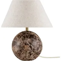 Globen Lighting Castello 24 bordlampe Brun