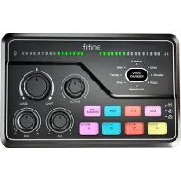 Fifine SC8 RGB gaming mixer (sort)
