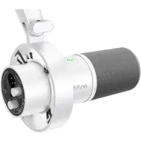 Fifine K688W dynamisk mikrofon (hvid)