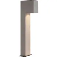 QAZQA Moderne udendørs pullert grå 65 cm IP44 - Pompei