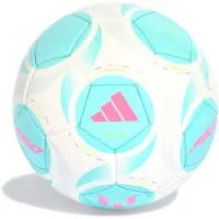 Adidas Fodbold Messi Mini Aurora Radiante - Hvid/turkis, størrelse Ball SZ. 1