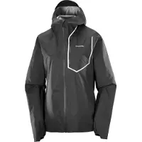 Salomon - Trail running tøj dame - Bonatti Pro Jkt W Deep Black til Unisex - Størrelse S - Sort