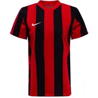 Nike Spilletrøje Dri-FIT Striped Division V - Rød/Sort/Hvid Kvinde, størrelse X-Small