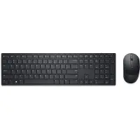 Dell Pro KM5221W - Sæt med mus og tastatur - trådløs - 2.4 GHz - QWERTY - Pan Nordic - sort - med 3 years NBD Advance Exchange - for Latitude 3320, 3520, 7320 Detachable Vostro 15 3515 XPS 17 9710