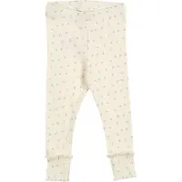 Müsli Leggings - Rib - Spring Deco - Tofu/Nectar/Shell Blue - - 1½ år (86) - Leggings
