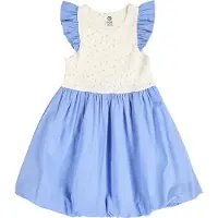 Müsli Kjole - Spring Frill Bubble - Tofu/Nectar/Shell Blue - - 5 år (110) - Kjole