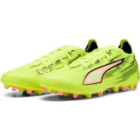Puma Ultra 6 Match MG Unleashed - Gul/Sort/Rød/Neon - Multi Ground (MG), størrelse 46½