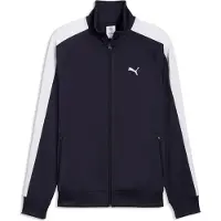 Puma Essentials T7 Track Sweatshirt - Navy Blue, størrelse Small