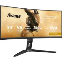 Iiyama 34" G-MASTER Gold Phoenix GCB3486WQSCP-B1 - LED monitor - curved - 34" - HDR