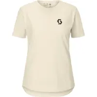SCOTT - MTB tøj dame - Vertic DRI SS Tee W Cotton White til UnisexBomuld - Størrelse L - Hvid