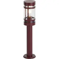QAZQA Moderne udendørslampe mørkerød 50 cm IP44 - Gleam