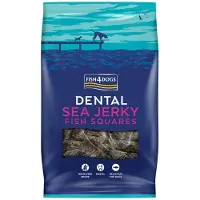Fish4Dogs Dental Havtørrede Fiskefirkanter Hundesnack 575g