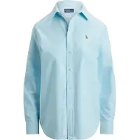 Ralph Lauren Polo Ralph Laurentil kvinder. 211970736502 Ikonisk blå skjorte (XS), Casual, Bomuld, Klassisk, Lange ærmer