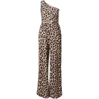 About You Jumpsuit 'Noemi' creme / lysebrun / sort