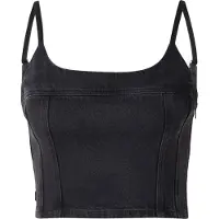 Levi's Overdel 'Jadine Denim Cami Tank Top' black denim