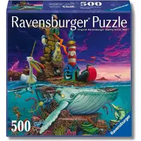 Ravensburger Archipelago 500 Piece Jigsaw Puzzle | Oceanic Refuge Art av Dulk | Eco-Inspired Visuals | Premiumkvalitet