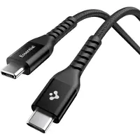 Spigen EB10010CCA Essential USB-C-kabel 1m, 100W - sort