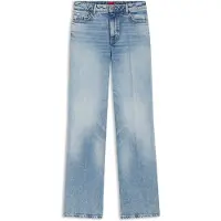 HUGO Jeans med vide ben i blå denim med stræk