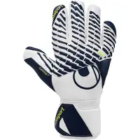 Uhlsport Målmandshandske Fangmaschine Supersoft HN - Hvid/Navy/Gul, størrelse 10