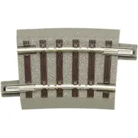 Roco H0 geoLINE (med ballast) 61129 Bøjet spor 6 stk